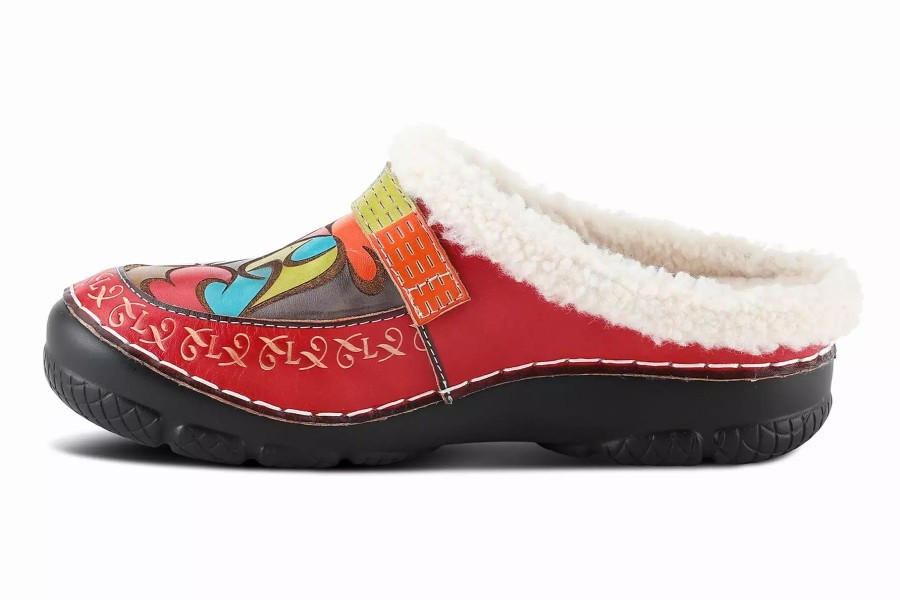 Slippers * | L'Artiste By Spring Step Yalla Red Multi