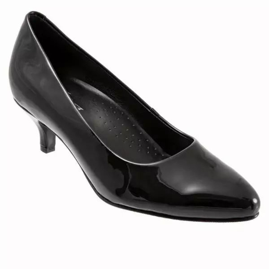 Dress Shoes * | Trotters Kiera Black Pat