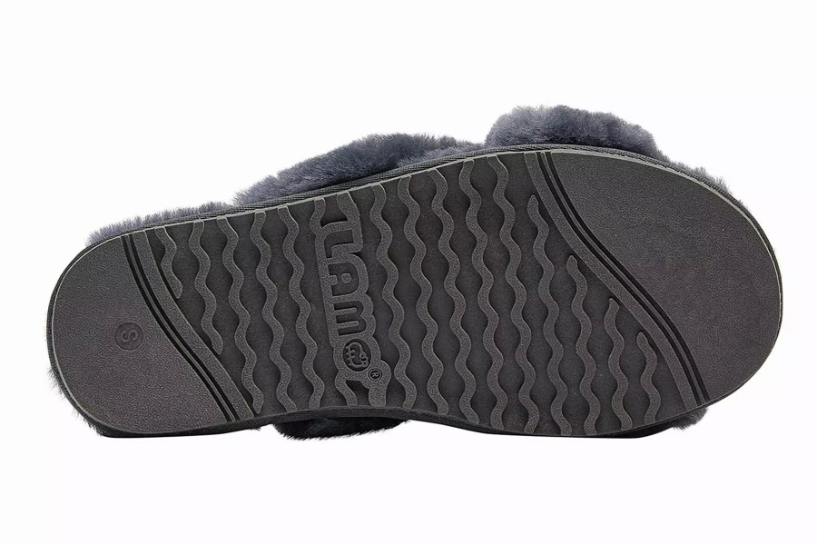 Slippers * | Lamo Serenity Charcoal