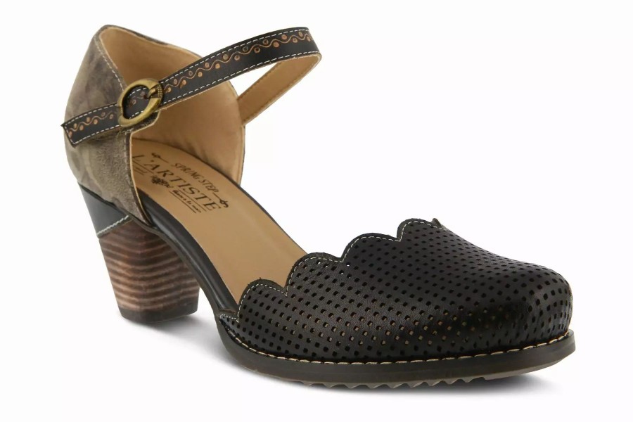 Dress Shoes * | Spring Step Parchelle Black