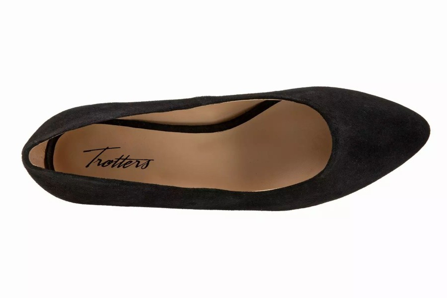 Dress Shoes * | Trotters Jewel Black Suede